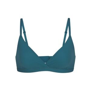 Skims Teal Bralette soft crossover